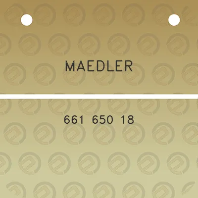 maedler-661-650-18