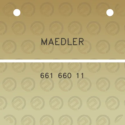 maedler-661-660-11