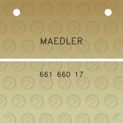 maedler-661-660-17