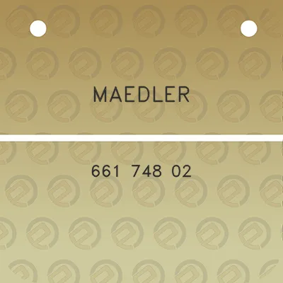 maedler-661-748-02