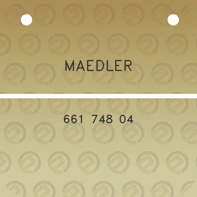 maedler-661-748-04