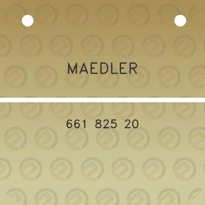 maedler-661-825-20