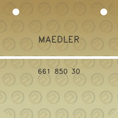 maedler-661-850-30