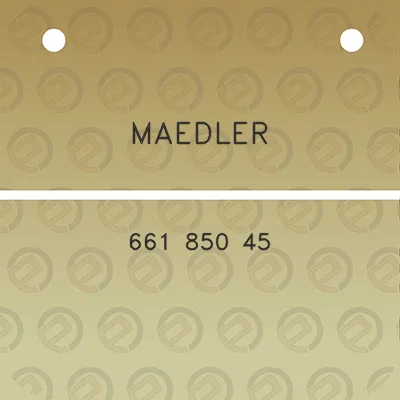 maedler-661-850-45