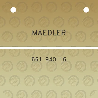 maedler-661-940-16