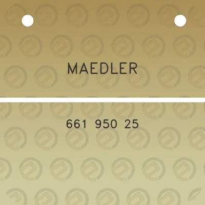 maedler-661-950-25