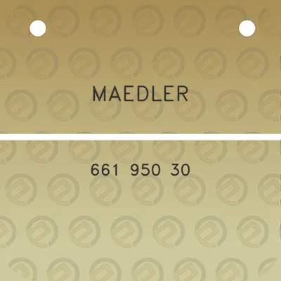 maedler-661-950-30