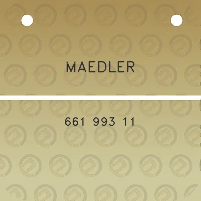 maedler-661-993-11