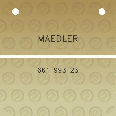 maedler-661-993-23