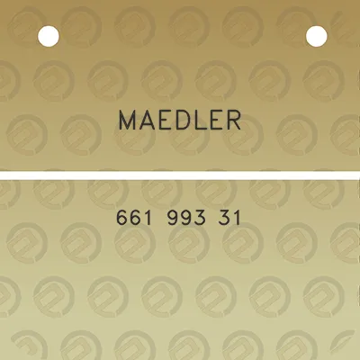 maedler-661-993-31