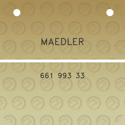 maedler-661-993-33