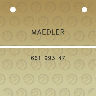 maedler-661-993-47