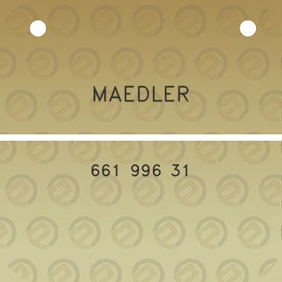 maedler-661-996-31