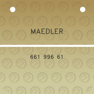 maedler-661-996-61