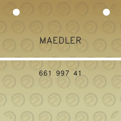 maedler-661-997-41