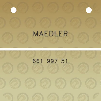 maedler-661-997-51