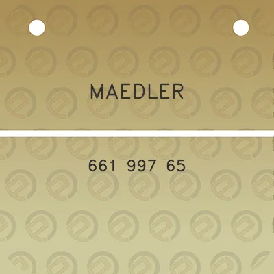 maedler-661-997-65