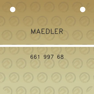 maedler-661-997-68