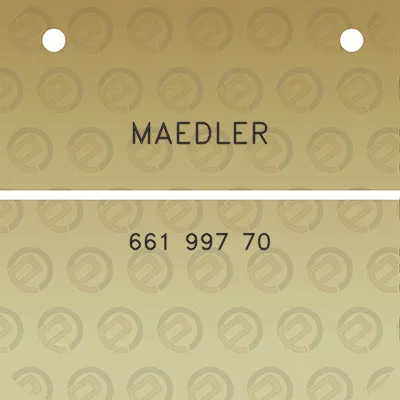 maedler-661-997-70