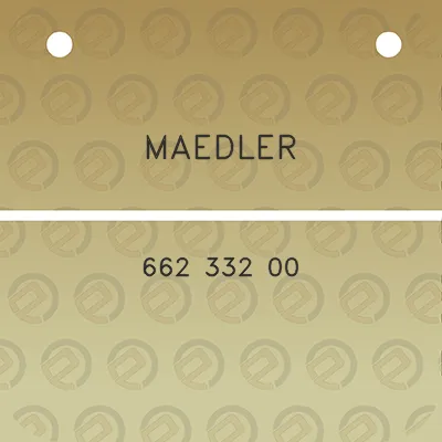 maedler-662-332-00