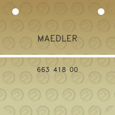 maedler-663-418-00