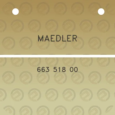 maedler-663-518-00