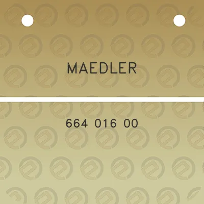 maedler-664-016-00