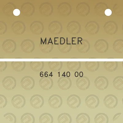 maedler-664-140-00