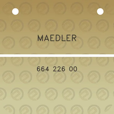 maedler-664-226-00