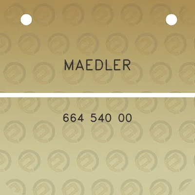 maedler-664-540-00