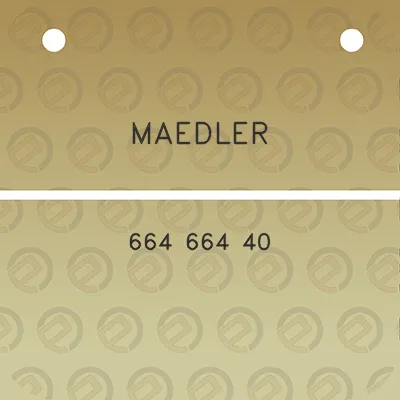 maedler-664-664-40