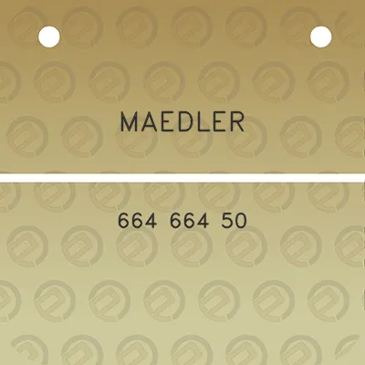 maedler-664-664-50