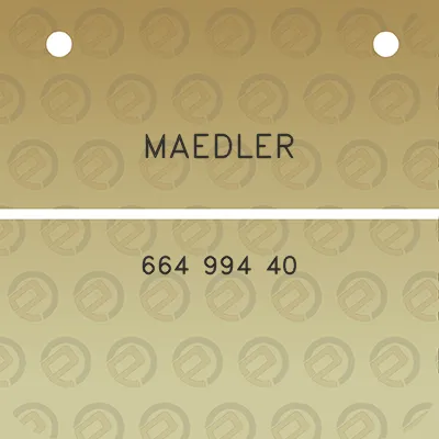 maedler-664-994-40