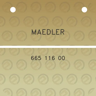 maedler-665-116-00