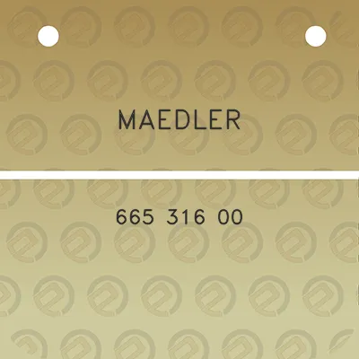 maedler-665-316-00