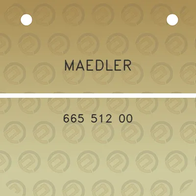 maedler-665-512-00