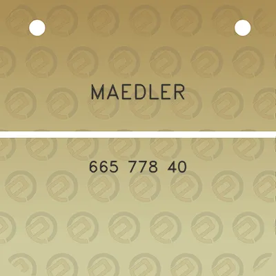 maedler-665-778-40