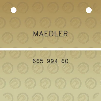 maedler-665-994-60