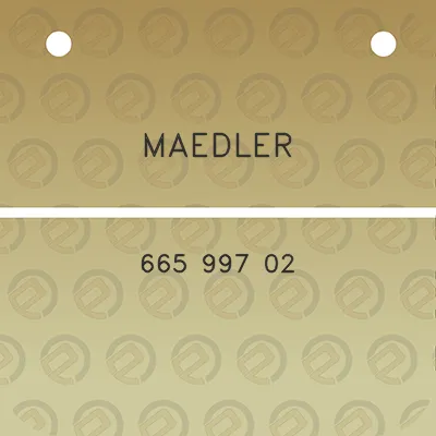 maedler-665-997-02