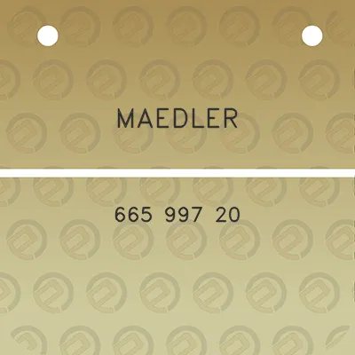 maedler-665-997-20