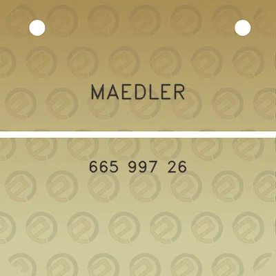 maedler-665-997-26