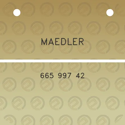 maedler-665-997-42