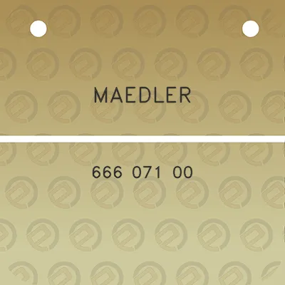 maedler-666-071-00