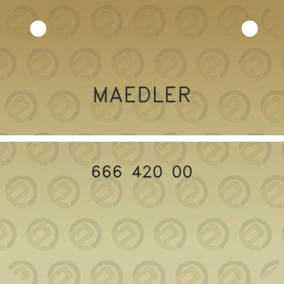 maedler-666-420-00