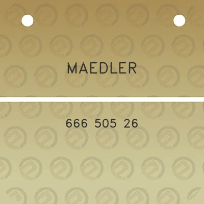 maedler-666-505-26