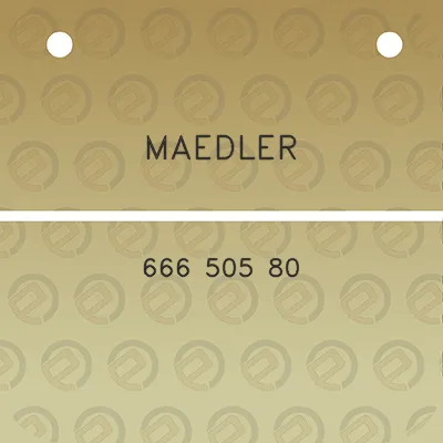 maedler-666-505-80