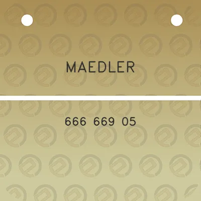 maedler-666-669-05