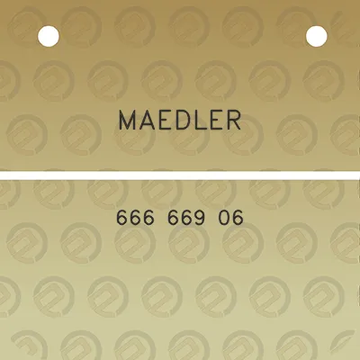 maedler-666-669-06