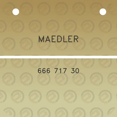 maedler-666-717-30