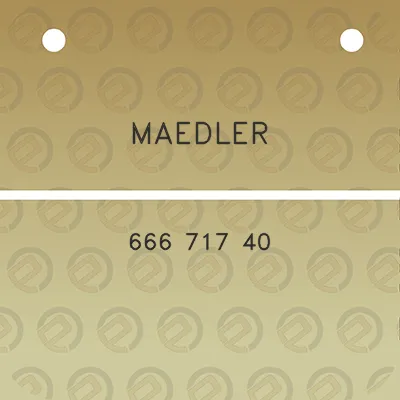maedler-666-717-40